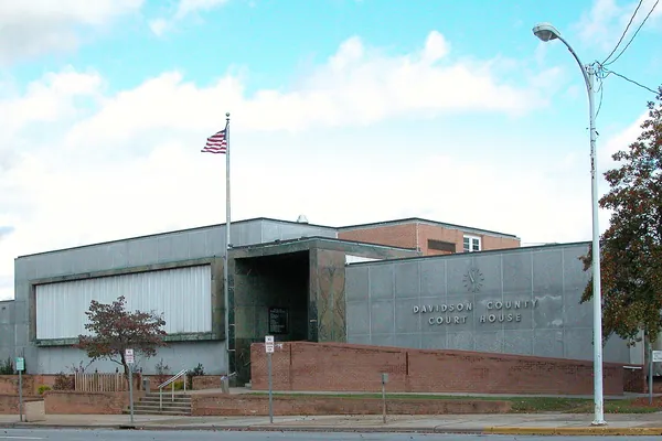 The Davidson County Courthouse in Lexington